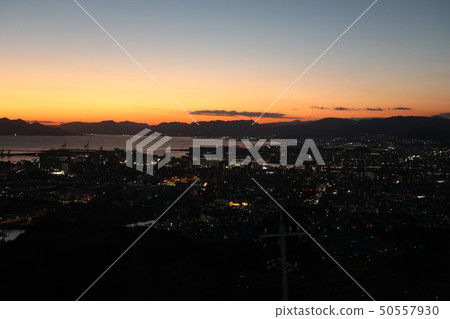 從廣島Koganeyama的日落視圖 50557930
