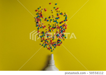 White nose spray with particle aerosol spray made 50558112