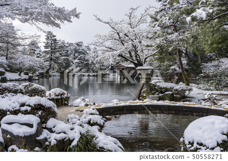 冬天的金澤之旅Snow Kenrokuen 50558271