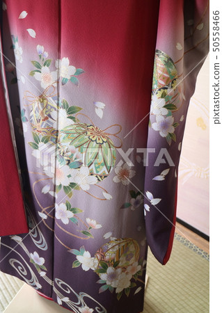 Japanese style red dress 005 50558466