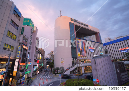 日本的東京都市風景我看Oimachi Ekimae等。 50559457