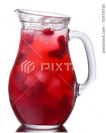 Iced cranberry drink pitcher, paths Iced cranberry drink pitcher, paths 50559780