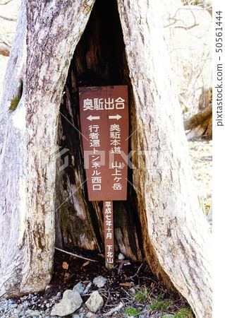 Mountain trail from Gosho Ring Tunnel to Mt. 50561444