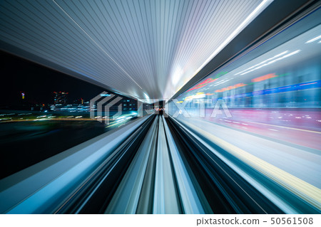 Yurikamome while traveling at night Yurikamome while traveling at night 50561508