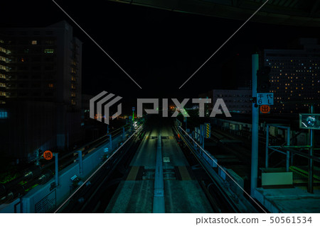 Yurikamome while traveling at night 50561534