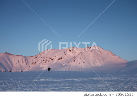 Sunset view of Tateyama Sanzan 50561535