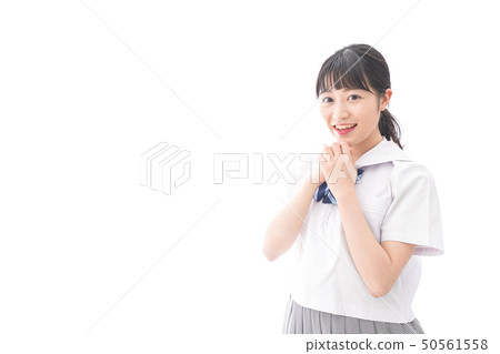 Female student in love Female student in love 50561558