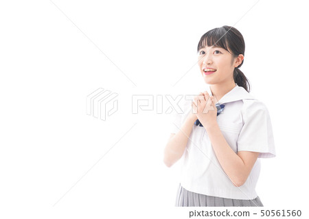 Female student in love Female student in love 50561560