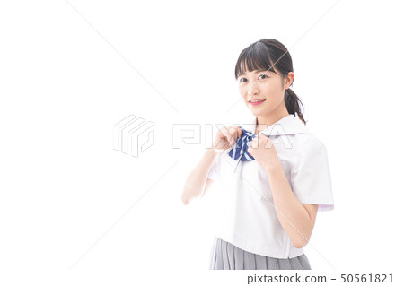 穿制服的女學生 穿制服的女學生 50561821