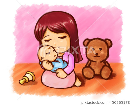 Mom and baby 50565178