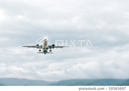Airplane taking off from the airport Airplane taking off from the airport 50565697