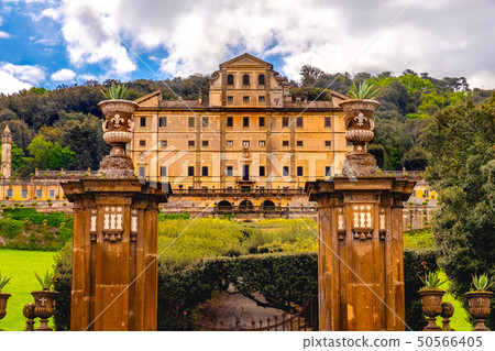 Frascati - Lazio - Italy historic landmark Aldobrandini palace near Rome Frascati - Lazio - Italy historic landmark Aldobrandini palace near Rome 50566405