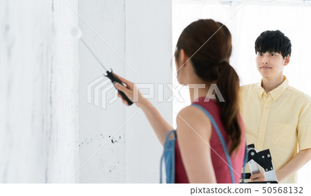 heterosexual couple, painting, couple 50568132
