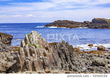 Izu Peninsula Geopark, traces of a submarine volcanic eruption of Natsukizaki, Shizaki-shi, Shizuoka Prefecture, Susaki Natsukizaki coast 50569188