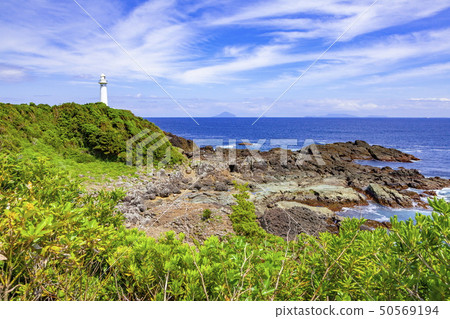 Izu Peninsula Geopark and Natsukizaki Lighthouse at Susaki, Shimoda City, Shizuoka Prefecture Izu Peninsula Geopark and Natsukizaki Lighthouse at Susaki, Shimoda City, Shizuoka Prefecture 50569194