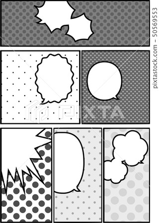 動畫片講話泡影流行音樂框架框架拷貝空間背景材料例證圓點 動畫片講話泡影流行音樂框架框架拷貝空間背景材料例證圓點 50569553
