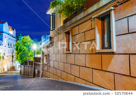 Street with old historic buildings Street with old historic buildings 50570644
