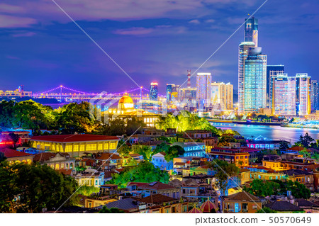 Night view of Gulangyu Island Night view of Gulangyu Island 50570649