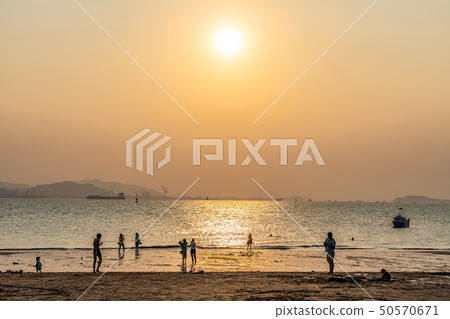 Sunset at Baicheng Beach 50570671