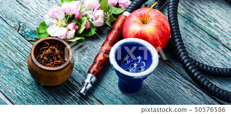 Hookah with apple tobacco 50576586