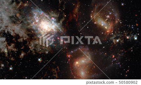 Outer space art. Nebulas, galaxies and bright Outer space art. Nebulas, galaxies and bright 50580902