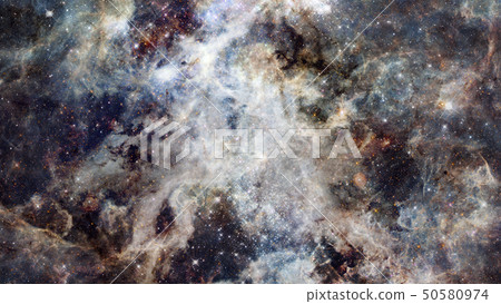 Abstract scientific background, galaxy and nebula 50580974