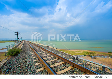 Thailand, Alphabet, Architectural Column, Blue, 50581072