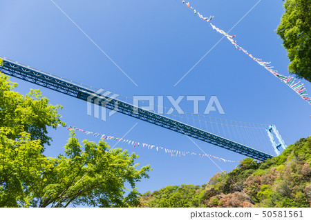 Ryujin大型吊橋和鯉魚旗 Ryujin大型吊橋和鯉魚旗 50581561