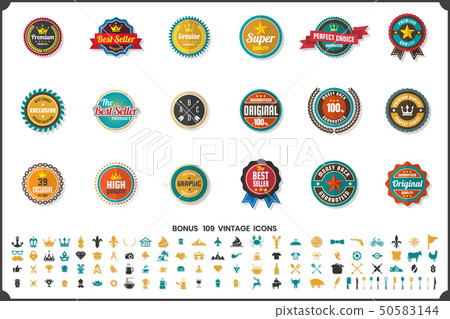 Vintage Retro Vector Logo for banner Vintage Retro Vector Logo for banner 50583144