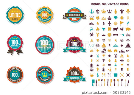 Vintage Retro Vector Logo for banner Vintage Retro Vector Logo for banner 50583145