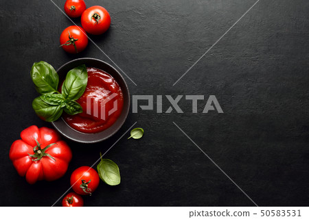 Tomato sauce or ketchup concept 50583531
