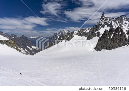 View of the Dente del Gigante in the Mont Blanc View of the Dente del Gigante in the Mont Blanc 50584116