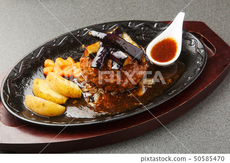 Deep fried hamburger steak Deep fried hamburger steak 50585470