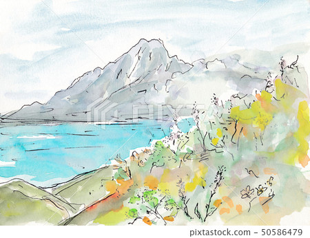 View Mount Rishiri from Momoiwa Observatory 50586479