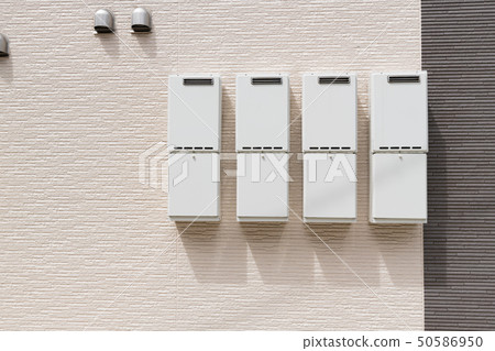 Outdoor hot water supply wall type of apartment complex Outdoor hot water supply wall type of apartment complex 50586950