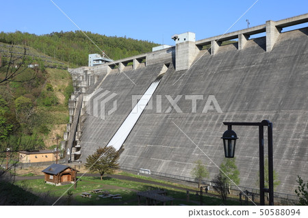 Asari dam in the water 50588094