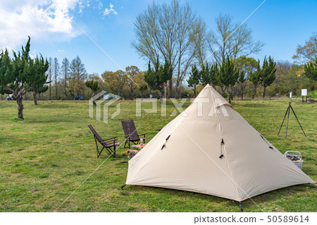 [Camping] One pole tent outdoor image 50589614