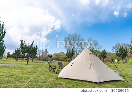 [Camping] One pole tent outdoor image 50589615