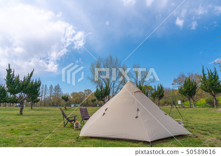 [Camping] One pole tent outdoor image 50589616