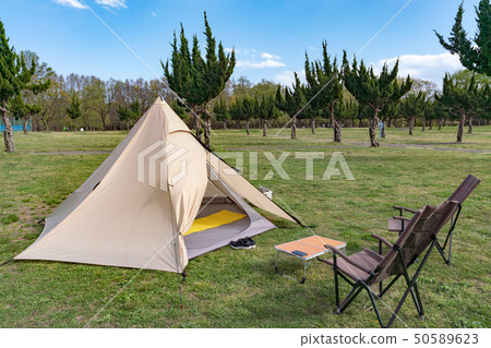 [Camping] One pole tent outdoor image 50589623