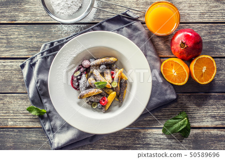 Potato dumplings sulance gnocci with milled poppy Potato dumplings sulance gnocci with milled poppy 50589696