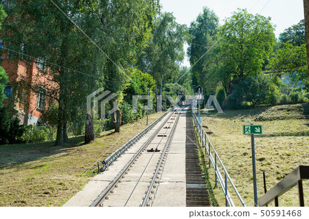 In a cable car in Karlsruhe, Germany In a cable car in Karlsruhe, Germany 50591468
