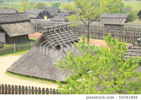 Yoshinogari Remains landscape composition pit dwellings 50591908