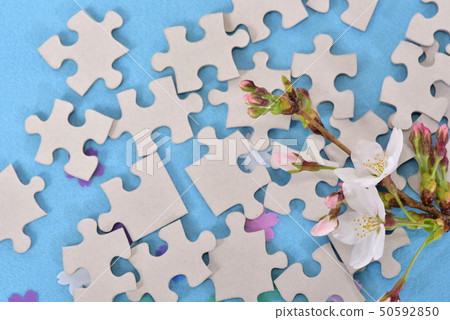 Cherry blossoms and puzzles Cherry blossoms and puzzles 50592850