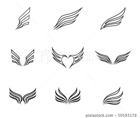 Wing logo and symbol business template Wing logo and symbol business template 50593178