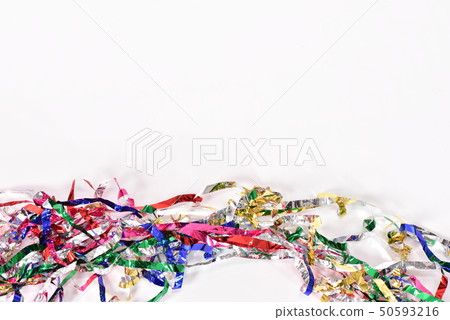 Cracker contents and white background Cracker contents and white background 50593216