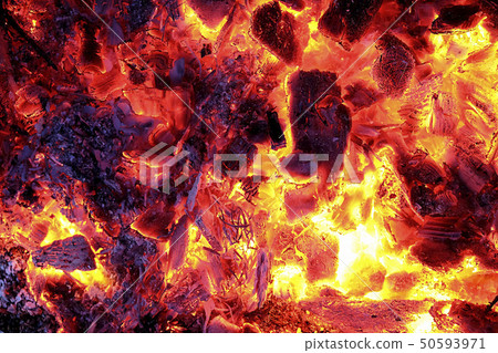 Charcoal-grilled flame Charcoal-grilled flame 50593971