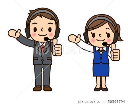 Operator man and woman here Operator man and woman here 50595794