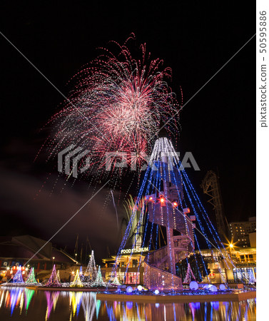 Fujikyu Highland Fireworks Display 50595886