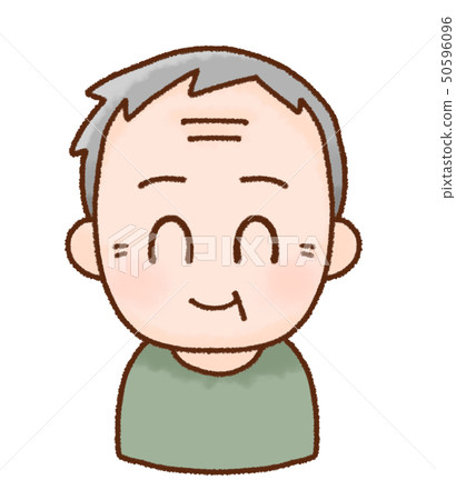 Illustration of an elderly man 50596096